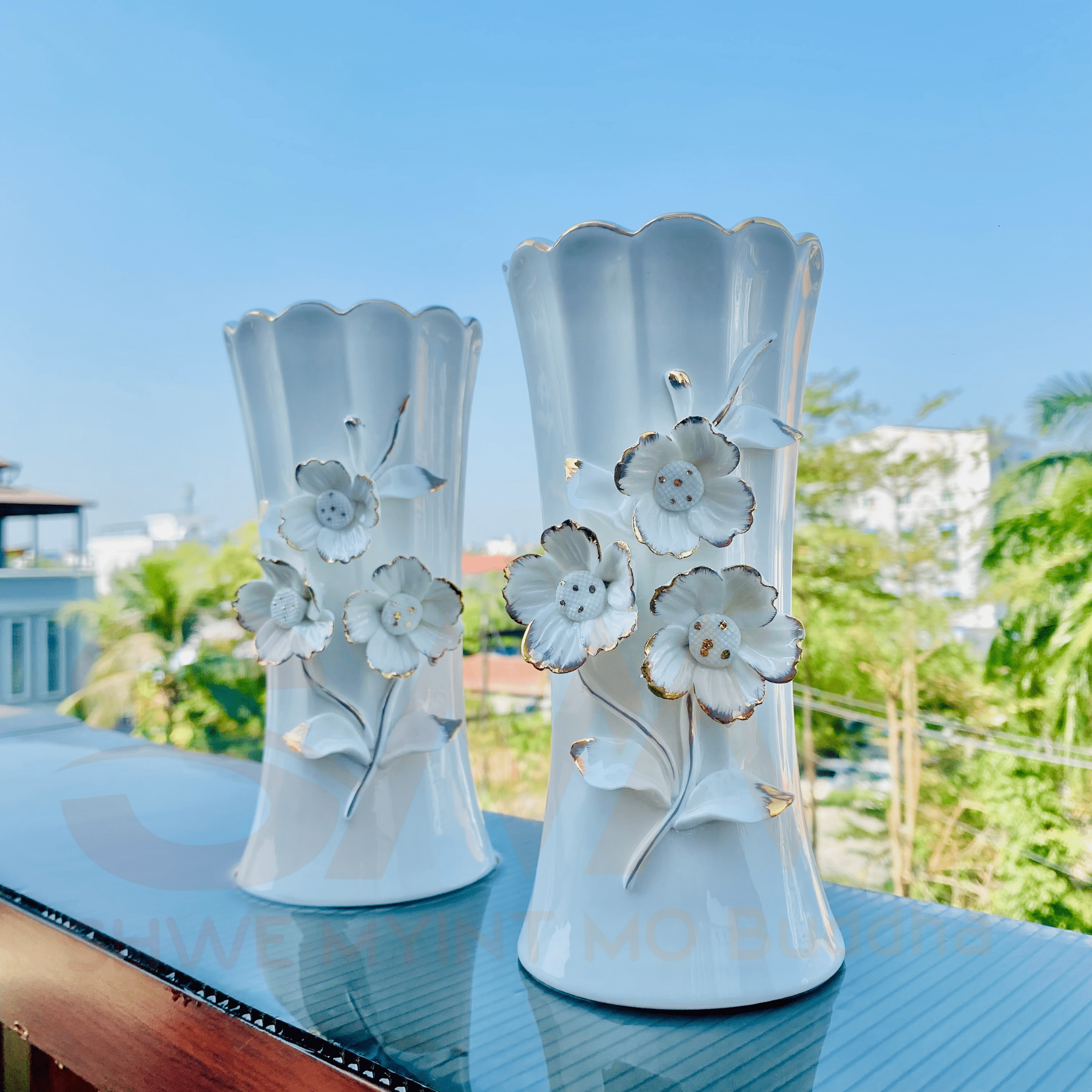 3D-ကော့ပန်းအိုး-အမြင့်၈"